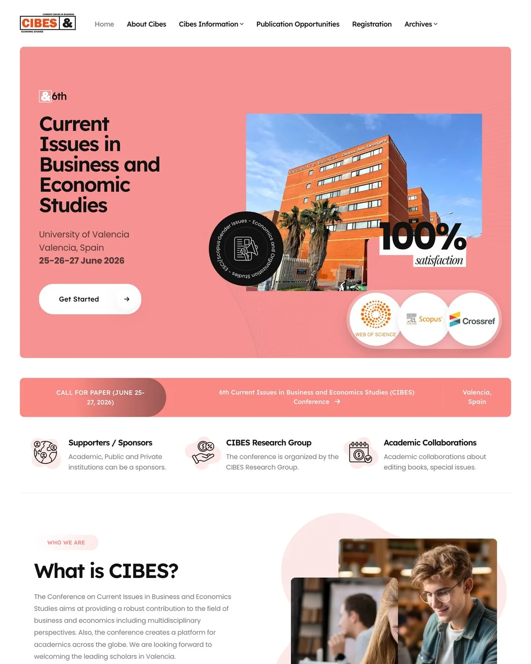 CIBES Conference website